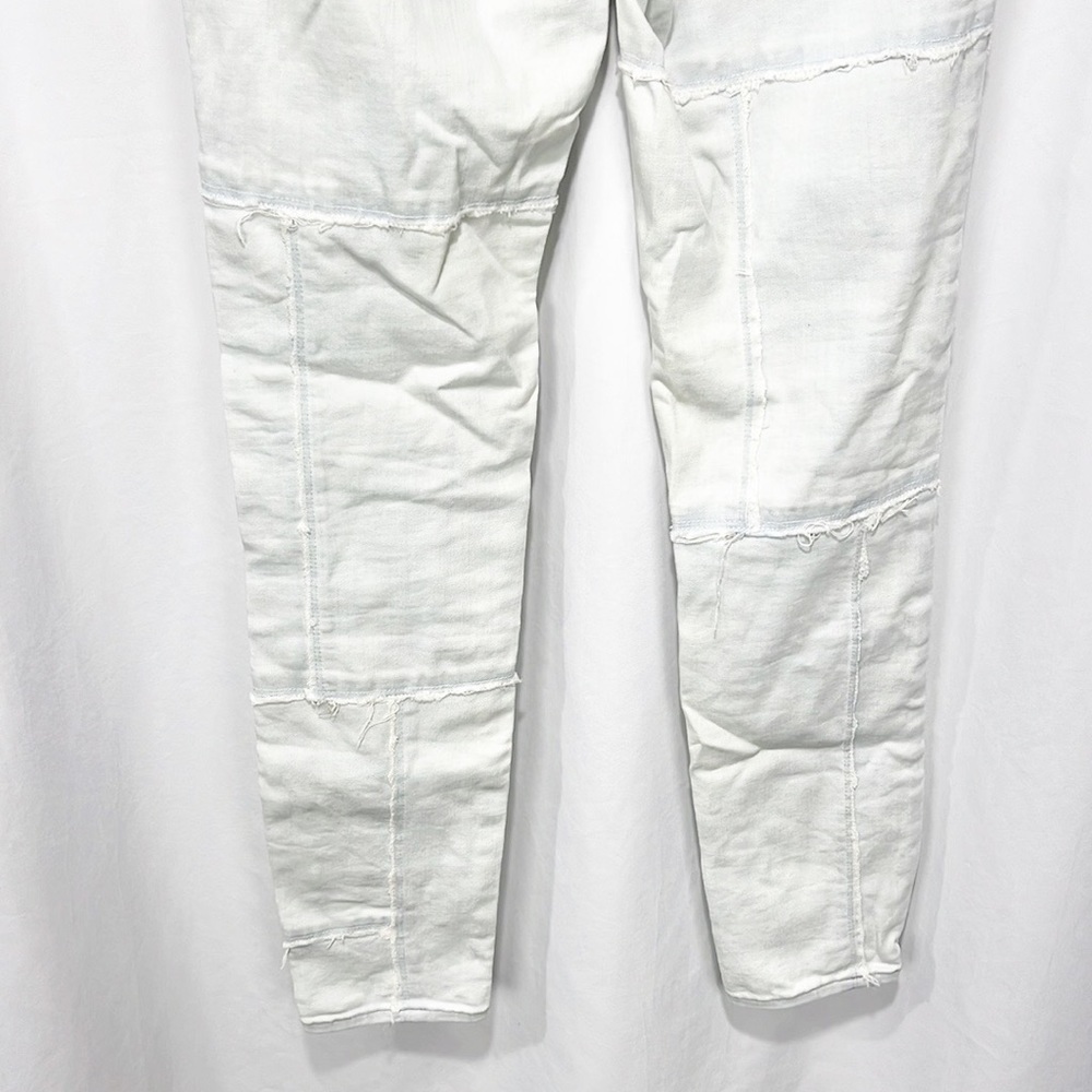 Frame Denim Patch Panel Patchwork Le Skinny De Je… - image 8
